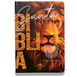 Biblia Letra Grande PJR tapa Dura León Naranja