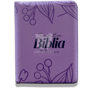 Biblia Letra Grande PJR Color Lila Con Ayudas Digitales